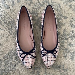 Gal Meets Glam x Margaux tweed flats